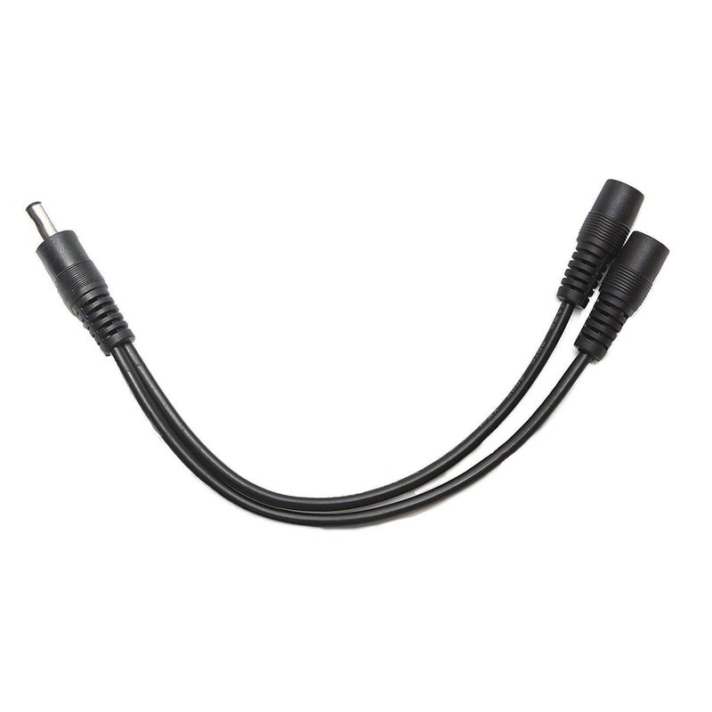 OMNIHIL DC Barrel Plug Splitter 2.1mm x 5.5mm, 1 Male Plug to 2 Female Jack - Image 3